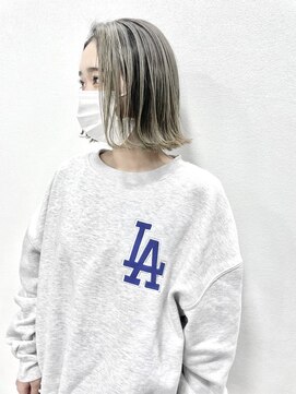 美容室 アクイール グラッセ(Accueillir grace) バレイヤージュカラー