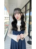 オリーブグレージュ ゆるふわ
