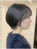 ショートボブ/簡単スタイリング/丸みショート/可愛い/20代30代