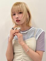 コレット 大宮(collet)&nbsp;大宮韓国タッセルヘイリー切りっぱなし前下がりウルフボブ3/20代