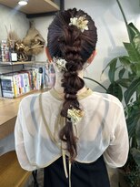 イット(it.) kana 結婚式 ヘアセット アレンジ