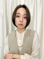 ハピネス 王寺店(Happiness) マロンベージュショートボブ 奈良30代40代50代