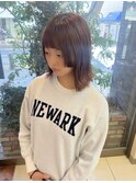 前髪パッツン姫カット