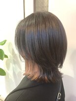 ハイル(Heil)&nbsp;くびれボブ/インナーカラー/ピンクベージュ/ベビーピンク