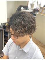 ハニー(HONEY)&nbsp;波巻きスパイラルパーマ/波巻きパーマ/岡崎メンズパーマ