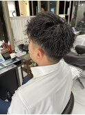 2ブロックツイストスパイラルパーマ