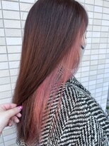 アルファ 我孫子店(alpha)&nbsp;インナーカラー/ケアブリーチ/ピンク/ピンクベージュ/我孫子駅