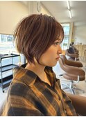 あご下ゆったりシルエットショートカット