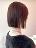 軽めボブ×髪質改善縮毛矯正