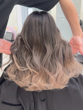 アライブ ハラジュク(ALIVE harajuku) 【Rikuto限定】バレイヤージュ　シャドールーツ　エンドカラー