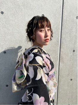 ラクール(La Coeur)の写真/ヘアセットと着付けがワンストップで完成!特別な日を美しく彩ります♪