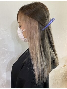 フレーム へアアンドトリートメント 天王寺北口店(FRAME) ホワイトベージュインナー