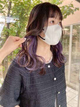 クロエ バイ ラヴィズム 小針店(CLOE by LUVISM) 紫イヤリングカラー