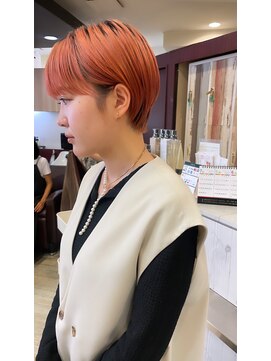 フェイス 港南台店(FACE。) コンパクトショート/オレンジカラー