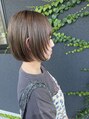 オーブ ヘアー ミスト 山口宇部店(AUBE HAIR mist) 顔周りレイヤーにぱつっとボブ♪似合わせカット♪