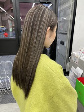 リノート バイ エゴル 名古屋(LINOET by ENGOL) 【手島カミラ】ストレートでも可愛いハイライト