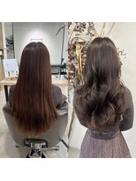 ベルム(Belme)&nbsp;【イエベ秋】髪質改善カラーで絹艶艶ライラックグレージュラテ☆