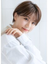 キャリコ(calico)&nbsp;《calico》耳掛けショート×大人ヘア×シースルーバング