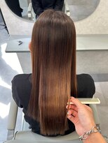 ニュイ 高槻 阪急茨木店(nui) 着物ヘア/ダークアッシュ/ミディアムレイヤーカット/茨木