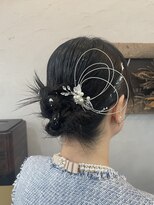 ヘアメイク デザート(HAIR MAKE DESART)&nbsp;高盛　優芽香【カチモリ風×銀箔水引き】
