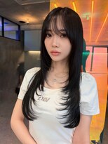 ロンドルーチェ 心斎橋(Lond luce)&nbsp;ダークパープル×ナチュラルショート［髪質改善/縮毛矯正］