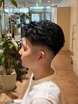 ラピッシュ 新松戸店(Lapish) 海外トレンド!フェード風七三セット