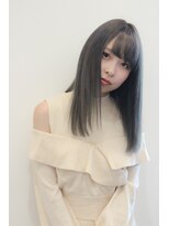 トップシェイプ(TOP SHAPE) 艶ストレートミディ×シースルー