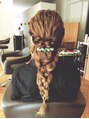 ルシードスタイル バレッタ(LUCIDO STYLE BARRETTA) ルーズ編みヘアアレンジ