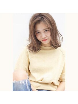 クレル(Creelu) ふんわり小顔☆ヴェールウェーブブルージュカラー似合わせカット