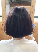 ~LaLa Terrace流~ピンクヴァイオレット×ワンカールボブ