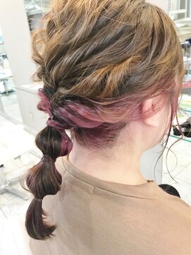 ニールラボー(NIELLE LA'BO) ：ポンポンヘアセット：