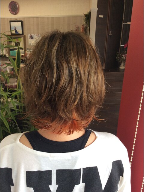 パーマヘアカラー