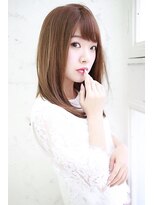 ラフィスヘアーグロー 中百舌鳥店(La fith hair glow)&nbsp;【La fith】 つや髪セミディスタイル