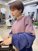 ユー(yew)&nbsp;ミルクティグレージュのマッシュショート