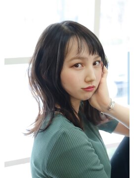 アールヘアーデザイン 千種(r hair design) 軽め前髪髪質改善酸性ストレート