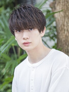 アイヴィ 表参道(IVY) 小久保☆シルバーグレー束間ショートウルフツーブロックマッシュ