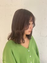 ミディ×透明感カラー