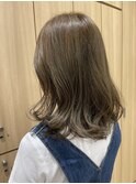 ブリーチなし!アディクシーカラーで透明感カラー♪【上岡茉央】
