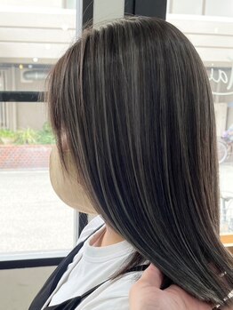 ルポ(repos)の写真/回数を重ねるごとに艶のあるキレイな髪色に☆ブリーチを使ったデザインカラーは《repos hair》におまかせ！