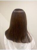 自然なストレートに*髪質改善