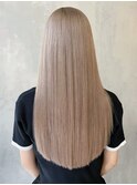 ホワイトブロンドストレートスタイル_チェリーブラウン_ba414532