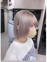 ペレ 渋谷(PELE)&nbsp;h4_グレージュ ブリーチ2回~/パープル/ベージュ/渋谷/ハイトーン