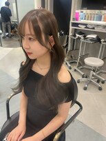 リリー(Lilley)&nbsp;当日予約/透明感カラー/オリーブベージュ／顔周り