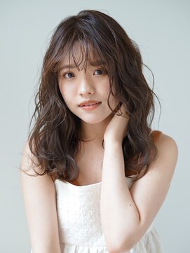 パール(PearL) 【PearL】ミディアムウェービーパーマ