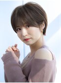 前髪あり大人小顔ショートボブ 30代40代50代【AIN.表参道】川原