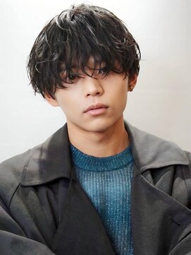 アグ ヘアー ゴールド 岐阜店(Agu hair gold) 《Agu hair》長めバングマッシュ【numberA.×BLEACHi】