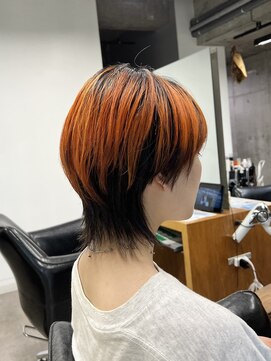 トクテ 吉祥寺(tokute) グレージュカラー/ボブウルフ/黒髪/ココアベージュ