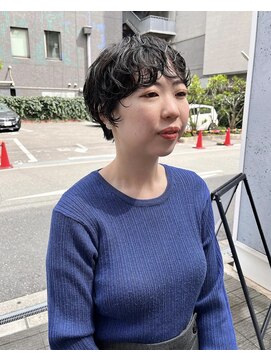 カフ(CAF) CAF FUKO マッシュショート/ゆるパーマ/アッシュ/大阪/心斎橋
