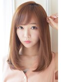 ☆ノーブルストレート×斜めバング☆