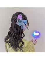 横濱ハイカラ美容院(haikara美容院) 推し活　ライブヘア　ハーフアップ　